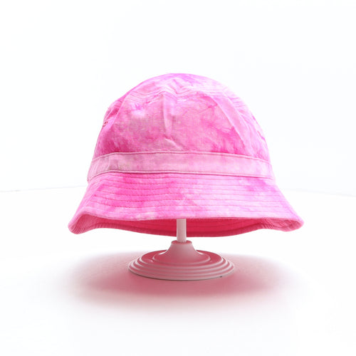 Preworn Girls Pink Polyester Bucket Hat One Size