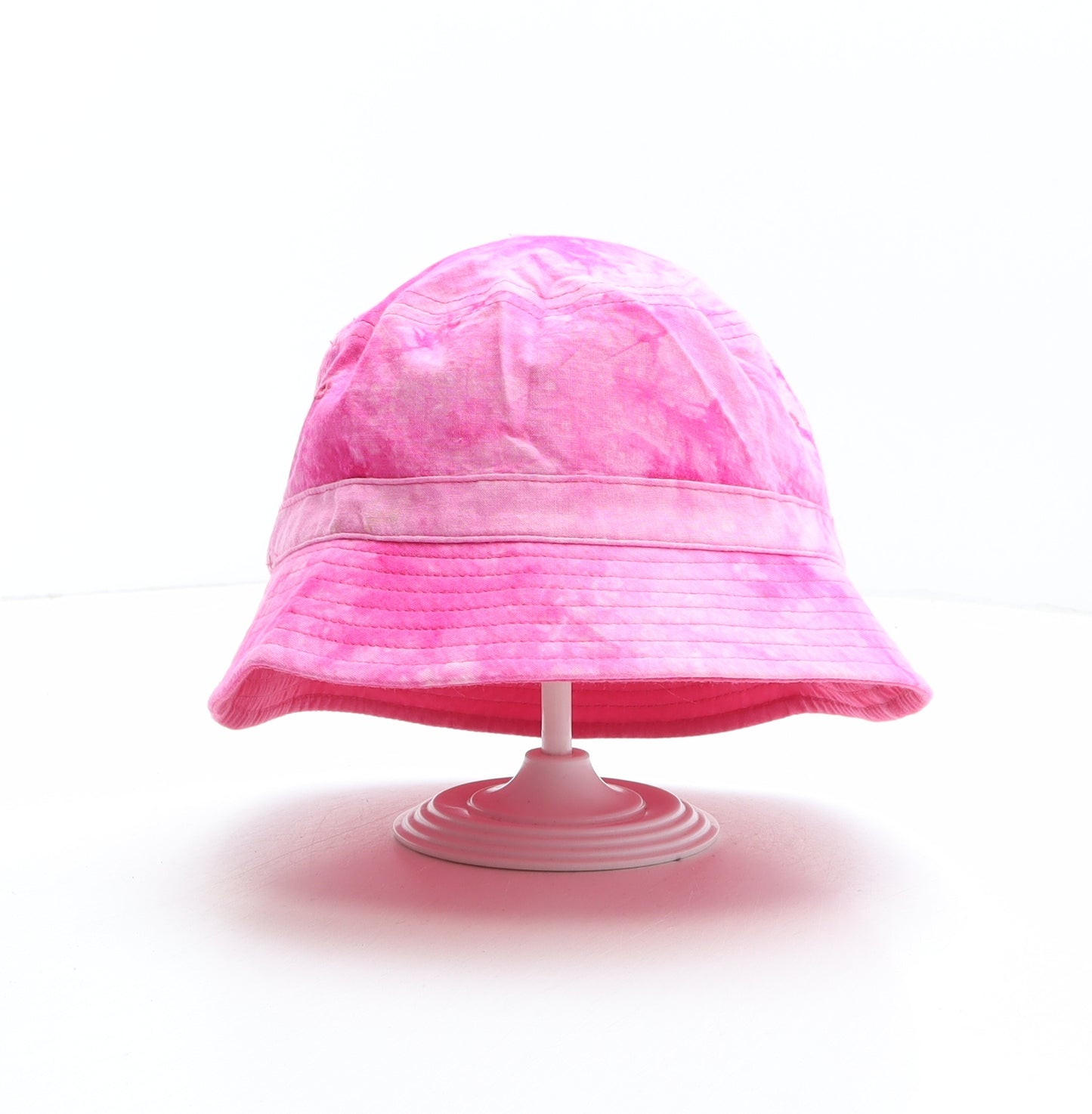 Preworn Girls Pink Polyester Bucket Hat One Size