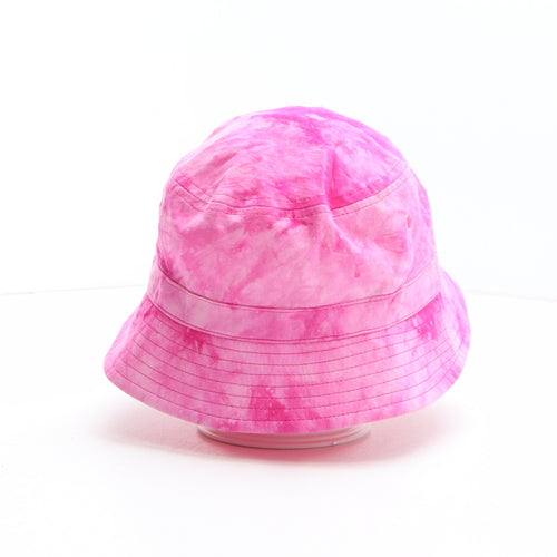 Preworn Girls Pink Polyester Bucket Hat One Size
