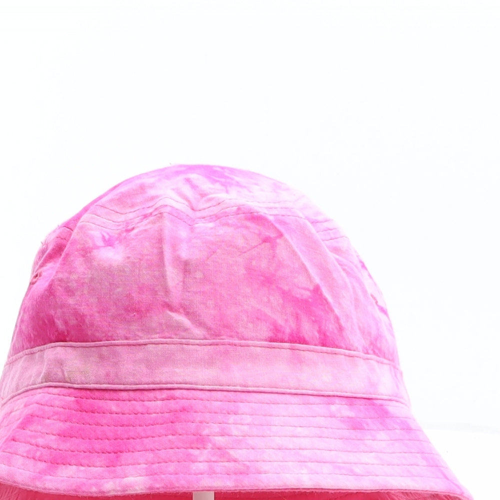 Preworn Girls Pink Polyester Bucket Hat One Size
