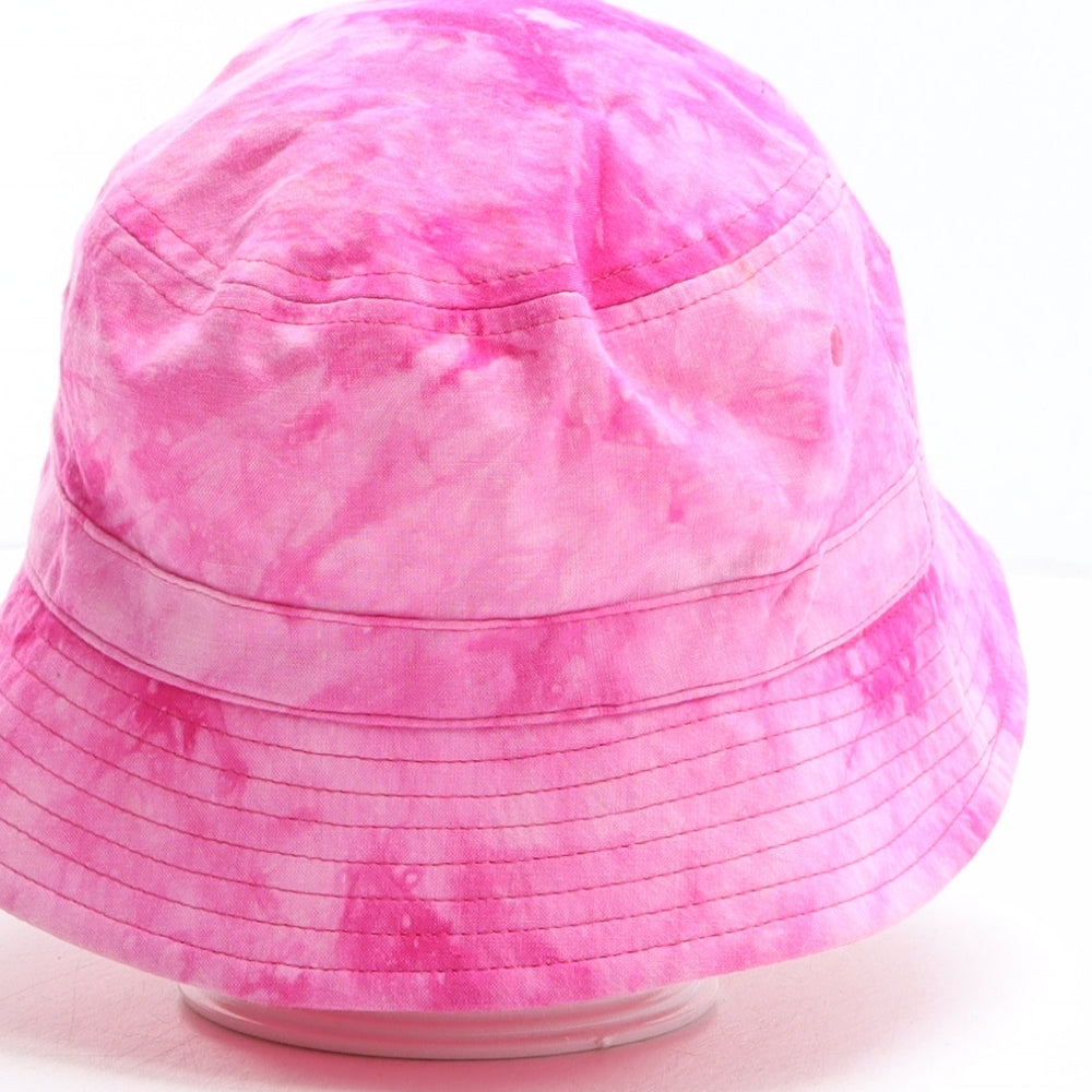 Preworn Girls Pink Polyester Bucket Hat One Size