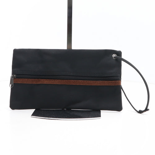 Preworn Womens Black Polyester Clutch Size Small