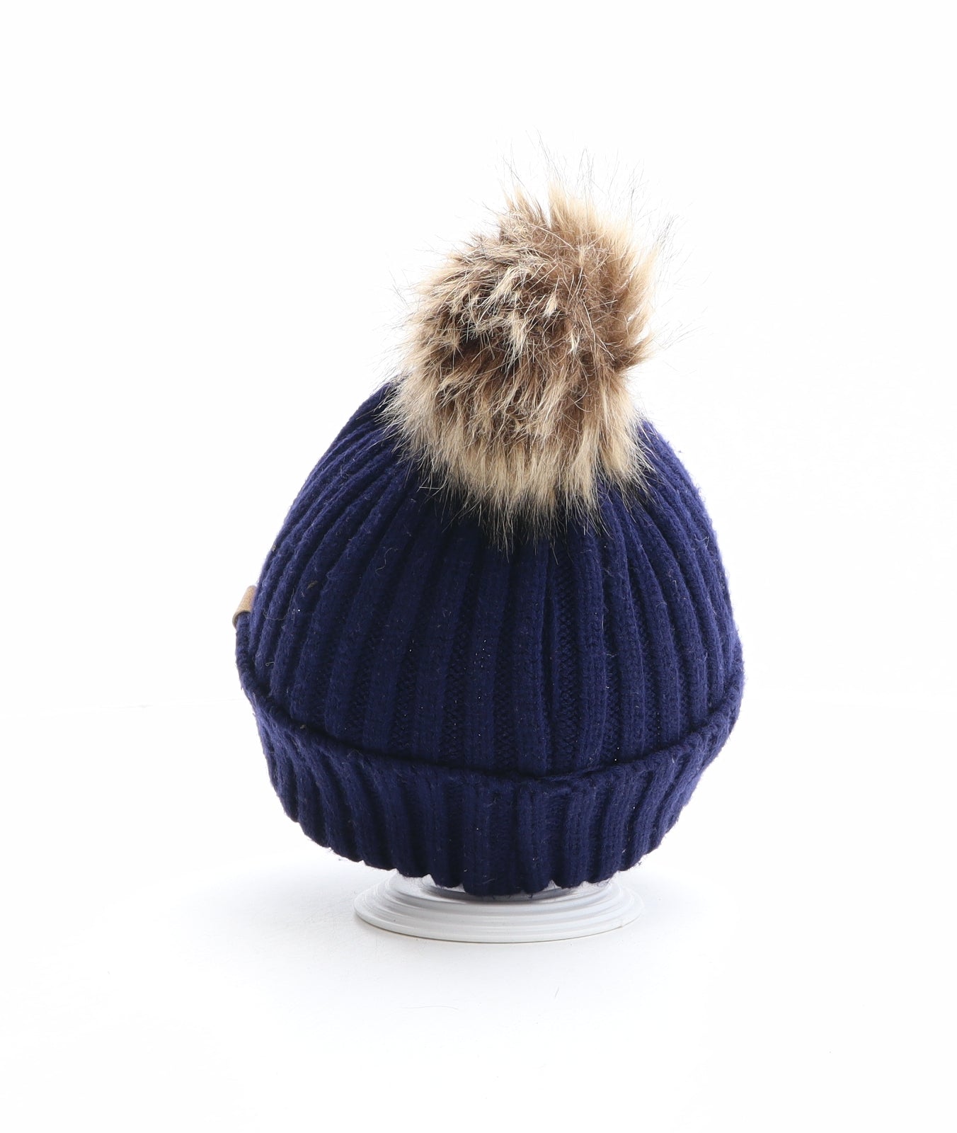 Toskatok Boys Blue Acrylic Bobble Hat One Size