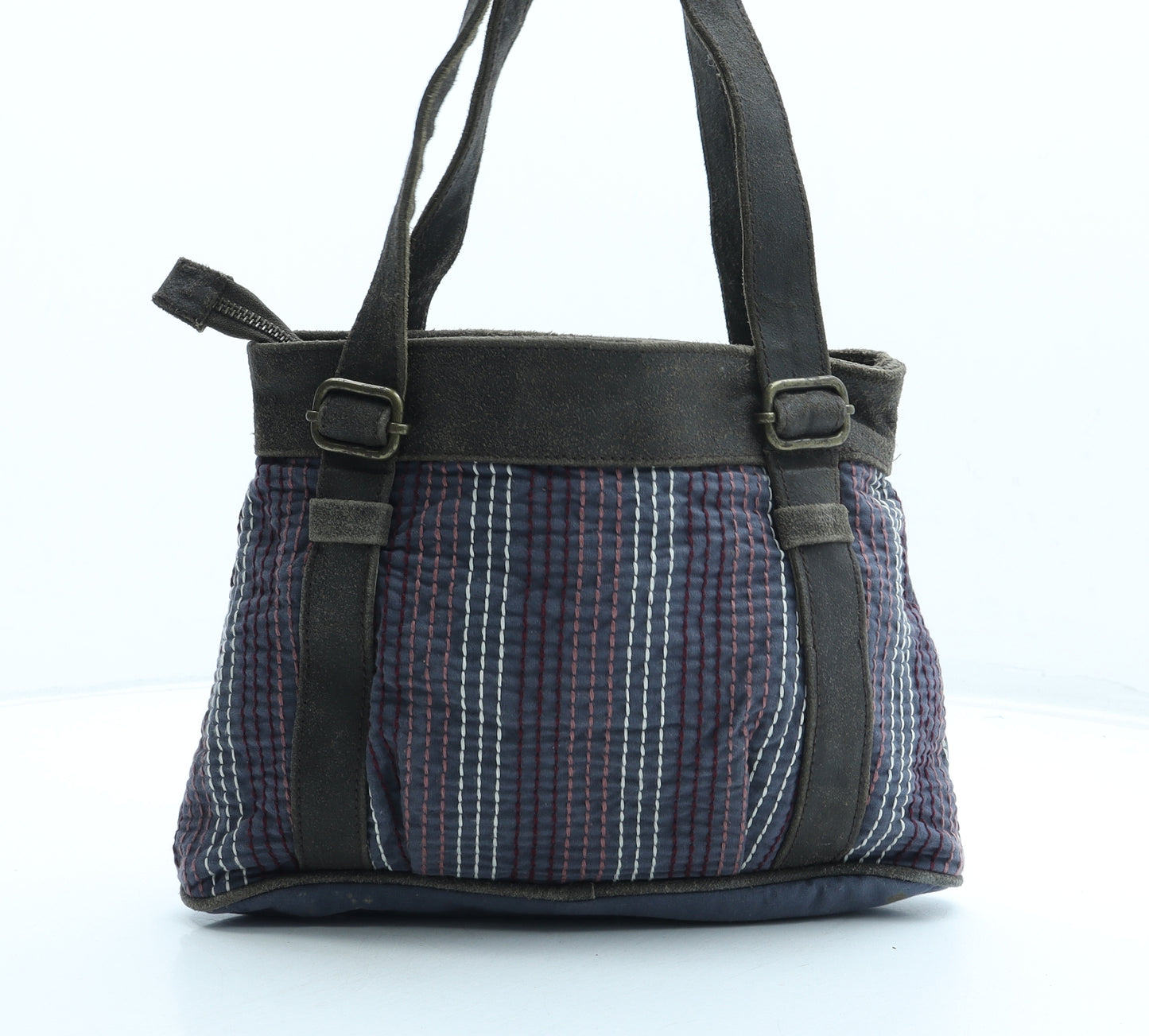 Fat Face Womens Multicoloured Geometric Cotton Top Handle Bag Size Small