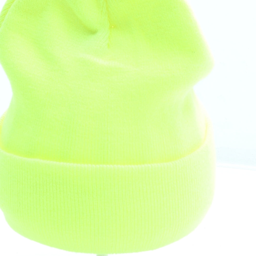 Storm Ridge Womens Yellow Acrylic Beanie One Size - Torch Headband Neon