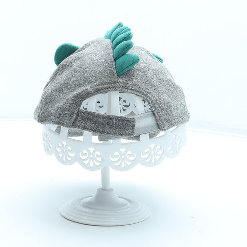 Mothercare Boys Grey Cotton Baseball Cap Size S - Crocodile Size 1-3 Years