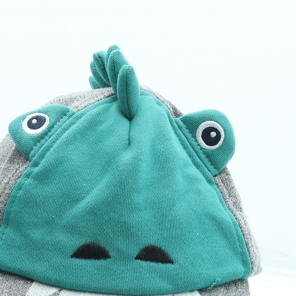 Mothercare Boys Grey Cotton Baseball Cap Size S - Crocodile Size 1-3 Years