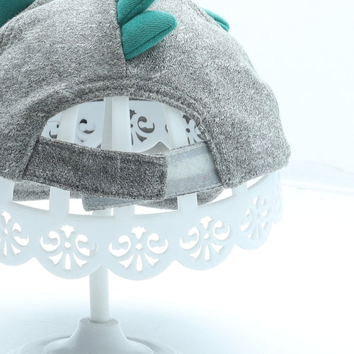 Mothercare Boys Grey Cotton Baseball Cap Size S - Crocodile Size 1-3 Years