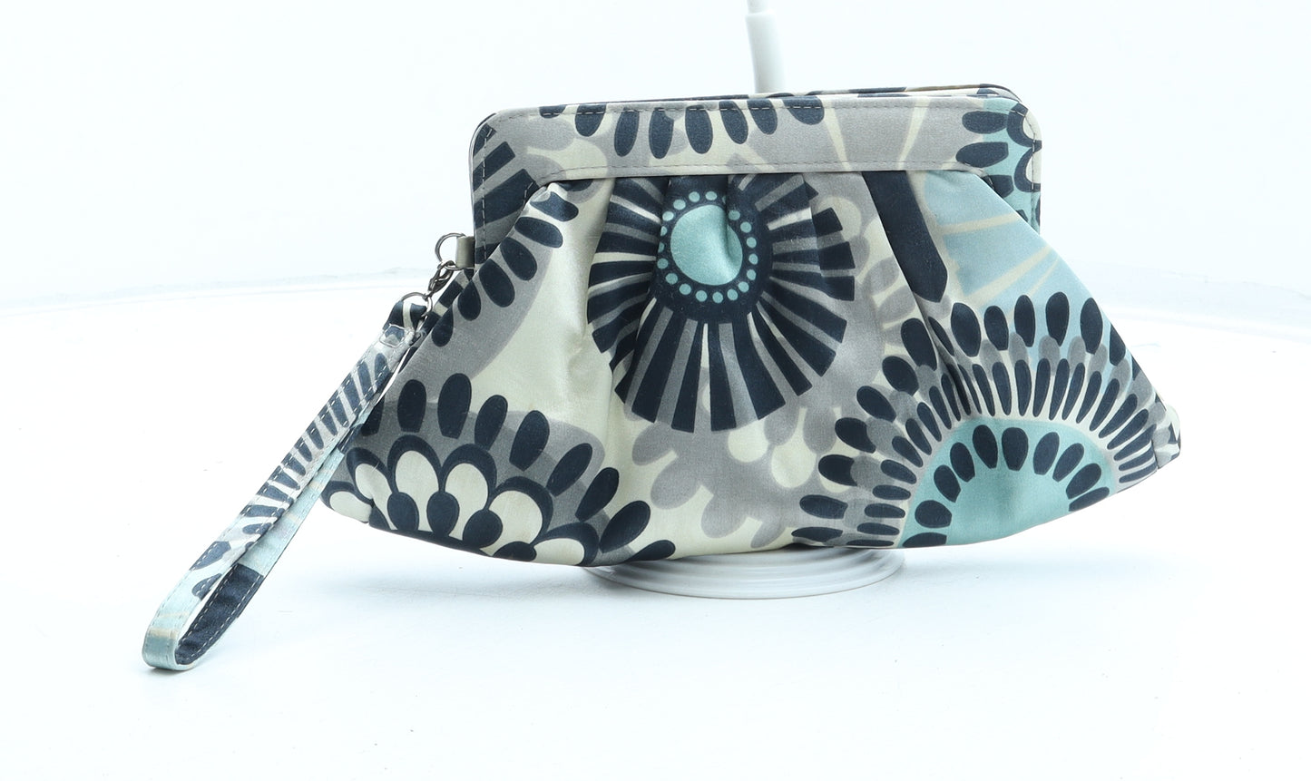 NEXT Womens Multicoloured Geometric Polyester Clutch Size Small - Bag depth 2cm