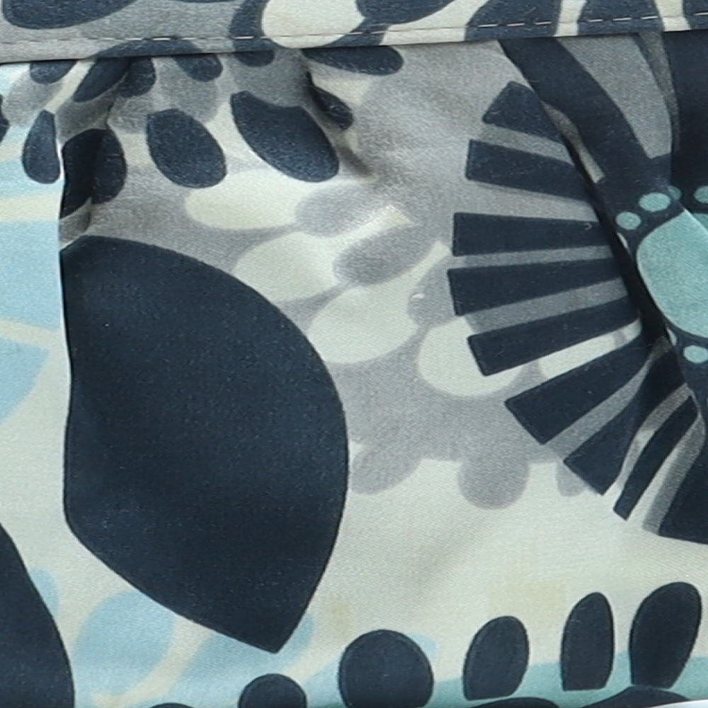 NEXT Womens Multicoloured Geometric Polyester Clutch Size Small - Bag depth 2cm