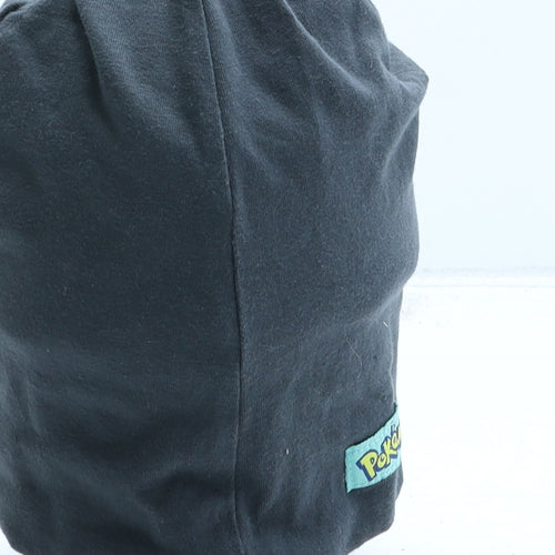 H&M Boys Grey Cotton Beanie One Size - Pikachu. UK Size 2-4 Years