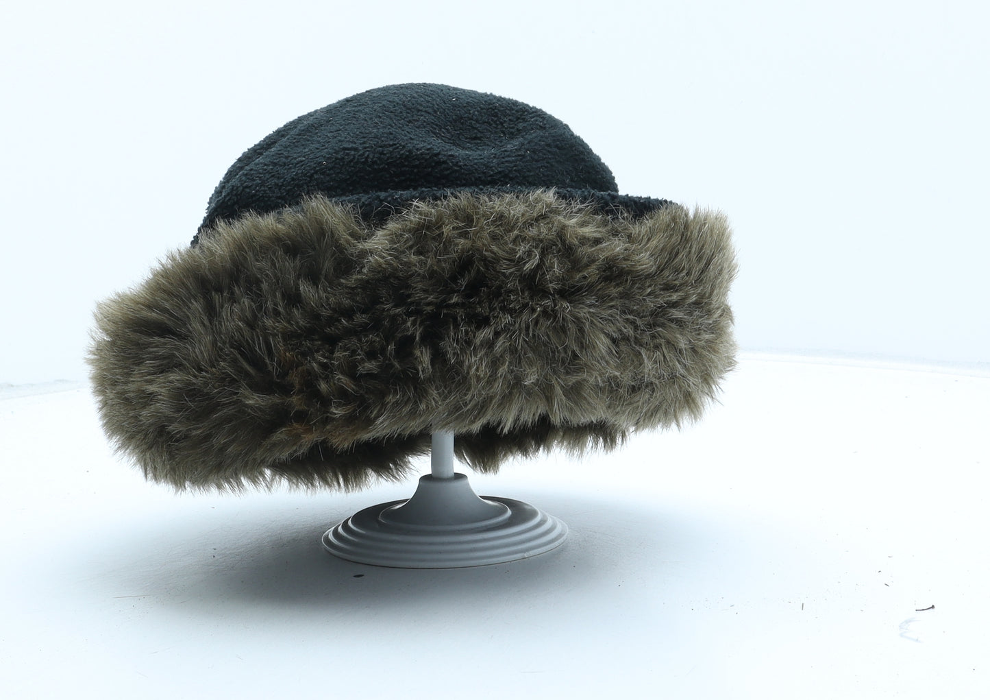 Preworn Womens Black Acrylic Cloche One Size