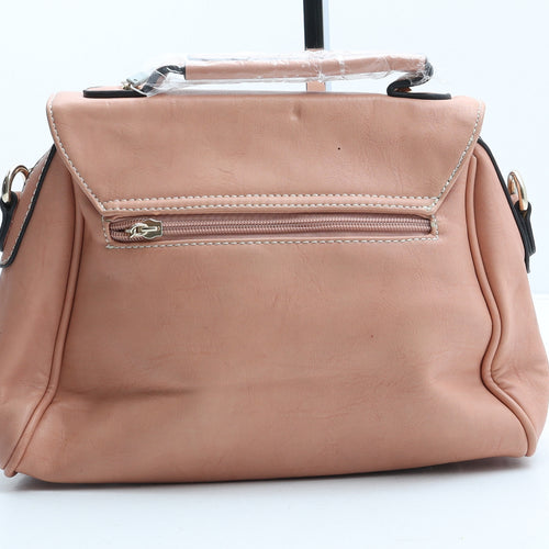 Ed Fox Womens Pink Polyurethane Hobo Bag Size Small