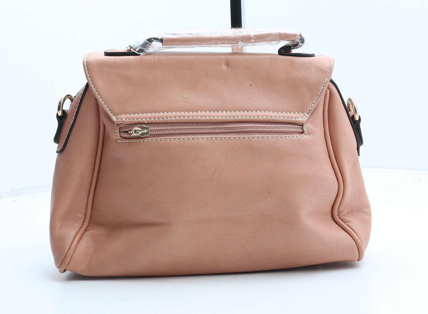 Ed Fox Womens Pink Polyurethane Hobo Bag Size Small