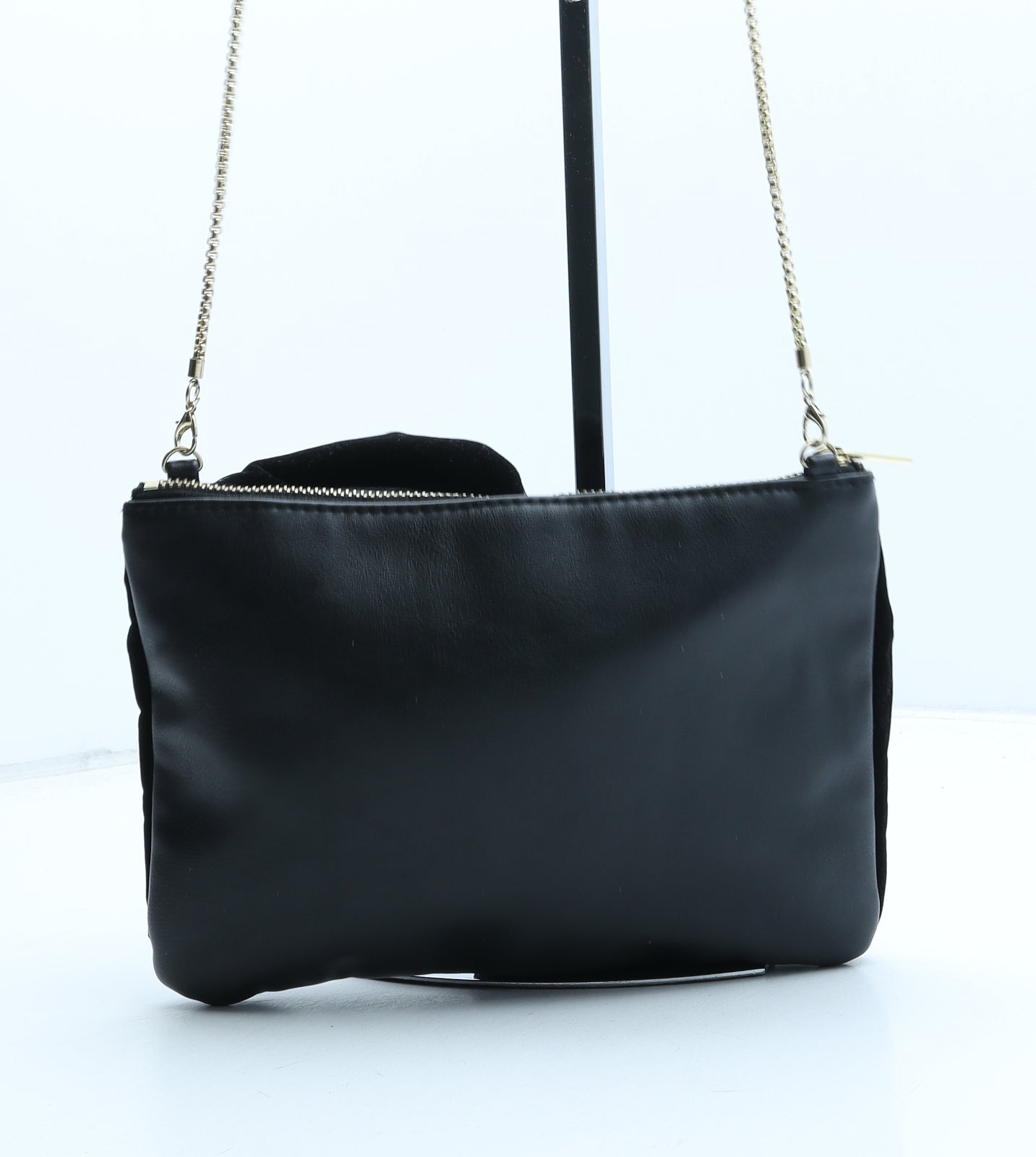 Coast Womens Black Polyester Crossbody Size Small