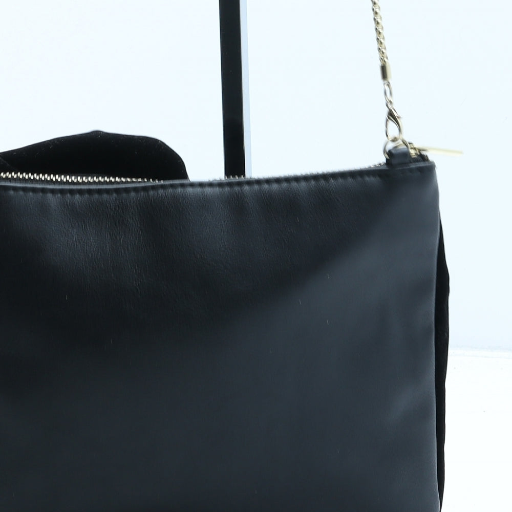 Coast Womens Black Polyester Crossbody Size Small