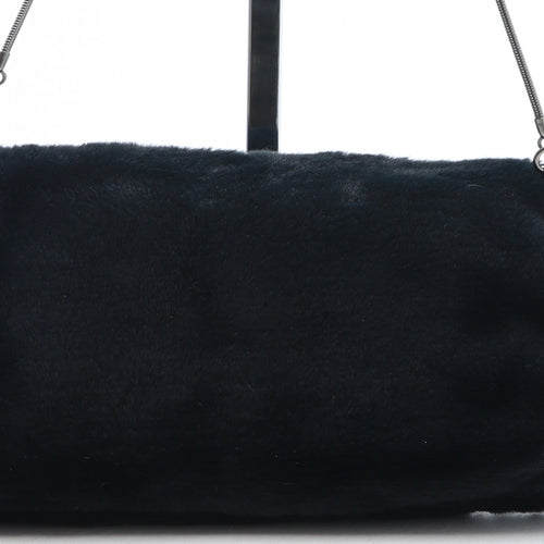 Preworn Womens Black Acrylic Crossbody Size Small