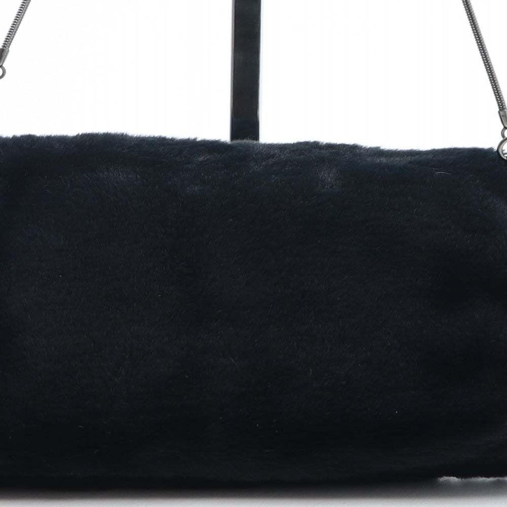 Preworn Womens Black Acrylic Crossbody Size Small