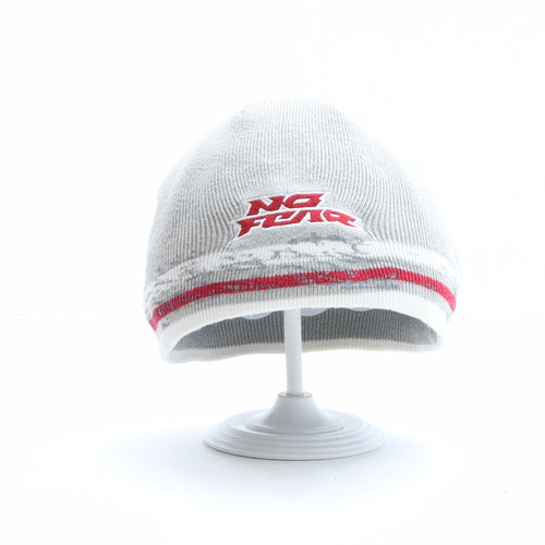 No Fear Boys Grey 100% Cotton Beanie One Size