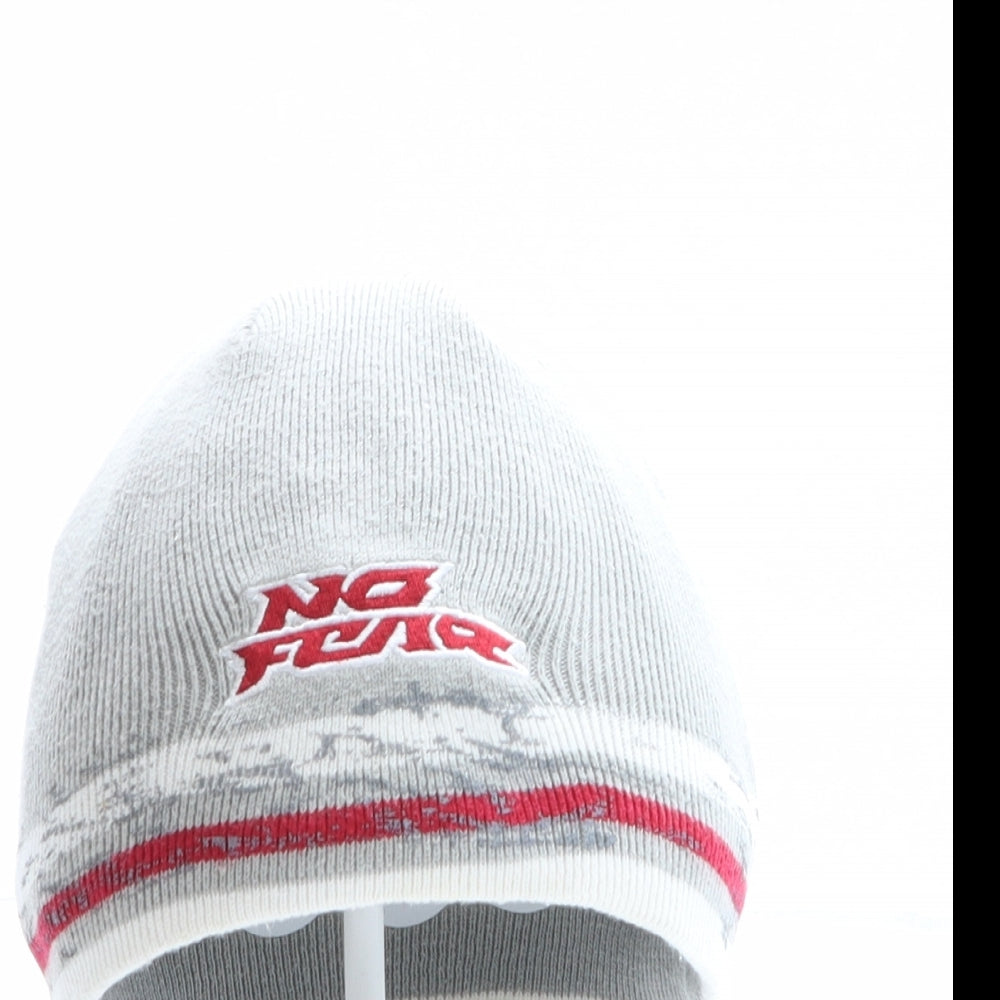 No Fear Boys Grey 100% Cotton Beanie One Size