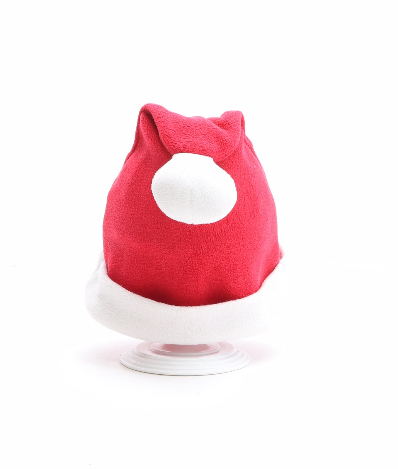 George Boys Red Polyester Bobble Hat One Size - Size 12-18 months, Santa Hat, Christmas