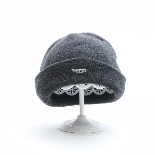 Thinsulate Boys Grey Acrylic Beanie One Size - Size 6-9 years