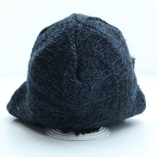 New Look Boys Blue Acrylic Trapper Hat One Size - Faux Fur