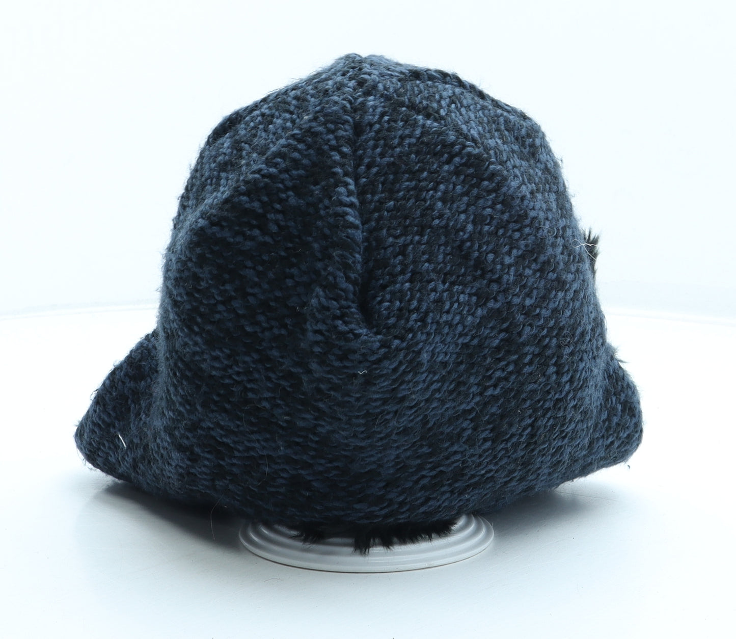 New Look Boys Blue Acrylic Trapper Hat One Size - Faux Fur