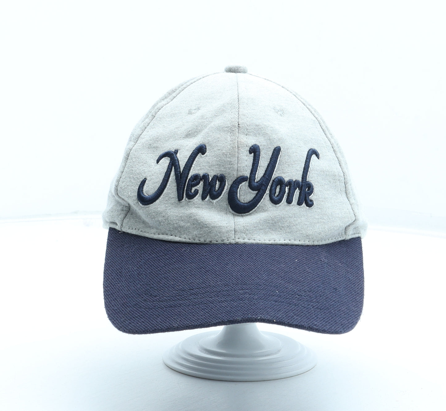 Primark Boys Grey Cotton Baseball Cap Size Adjustable