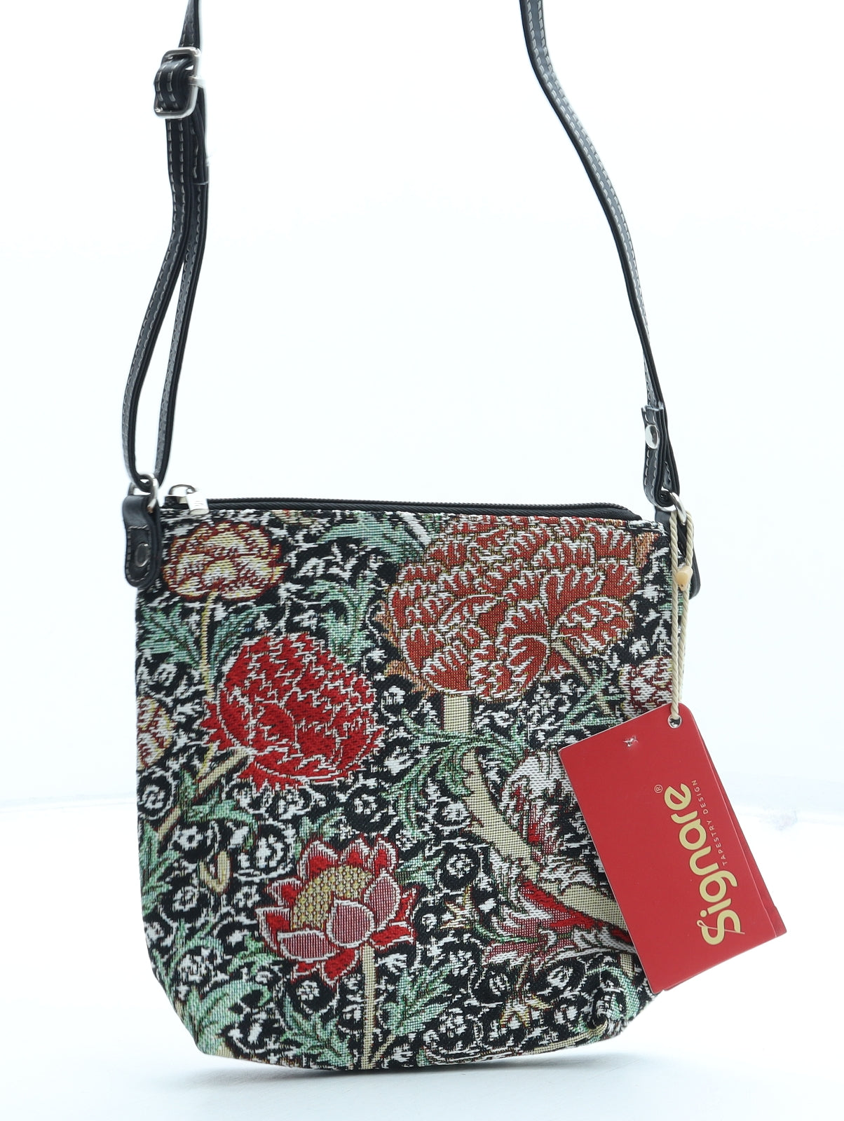 Signare Womens Multicoloured Geometric Cotton Crossbody Size Small
