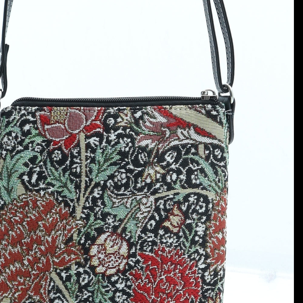 Signare Womens Multicoloured Geometric Cotton Crossbody Size Small
