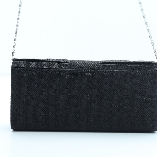 Preworn Womens Black Polyester Clutch Size Small