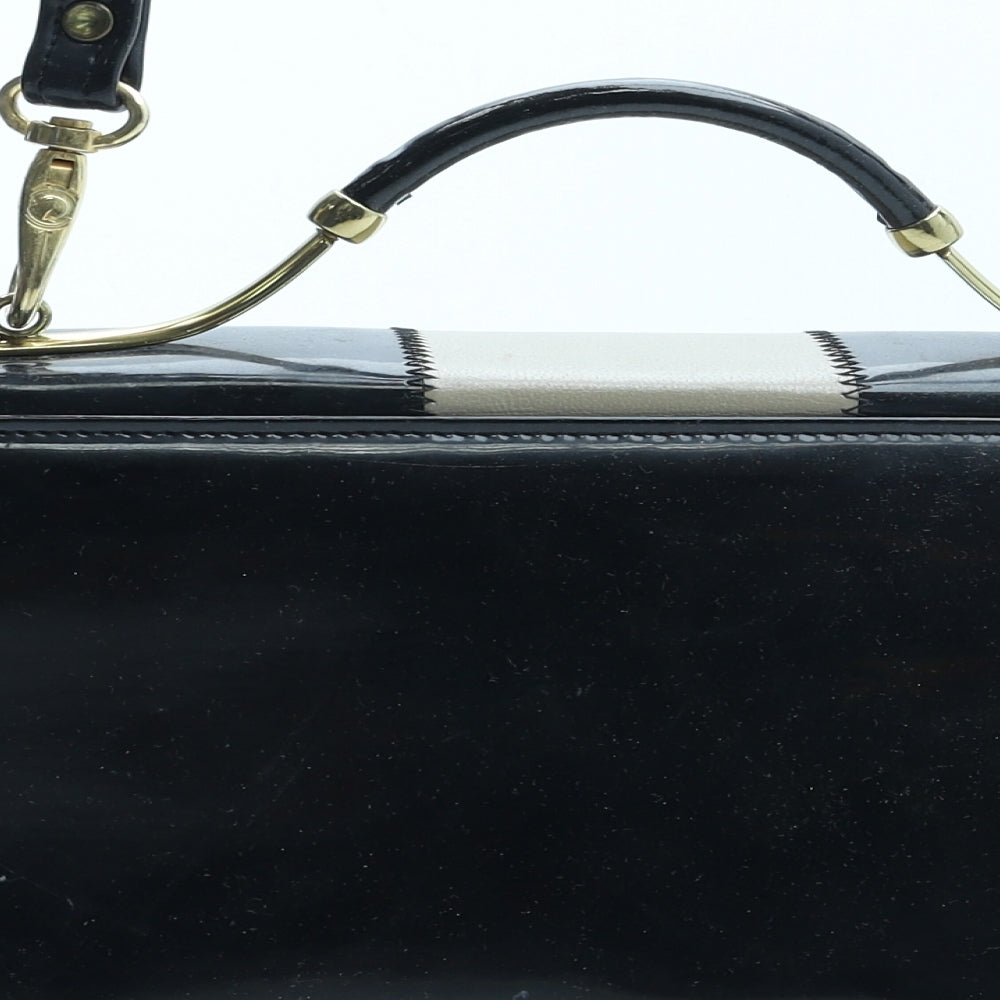 Renata Womens Black Polyurethane Shoulder Bag