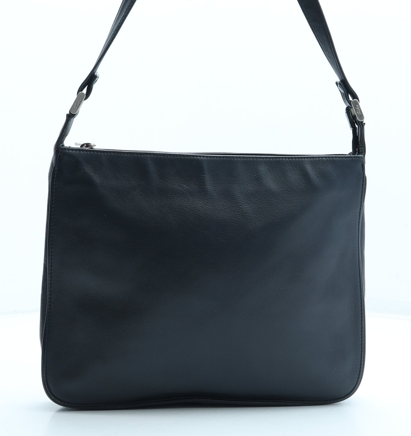 Tula Womens Grey Leather Crossbody Size Medium