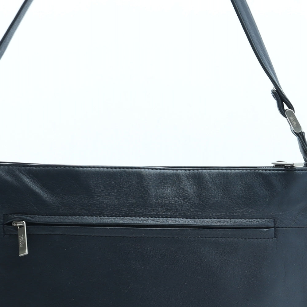 Tula Womens Grey Leather Crossbody Size Medium