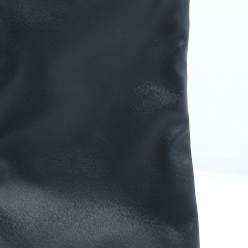 Preworn Womens Black Leather Crossbody Size Small - Bag Depth 1cm