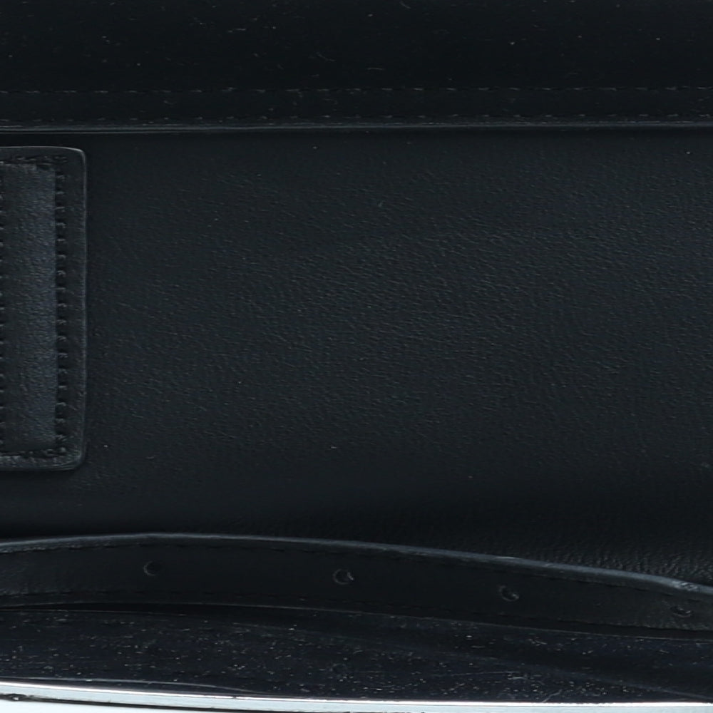 Topshop Womens Black Polyurethane Belt Bag & Waist Pack Size Small - Bag Depth 4cm Chain Deatil