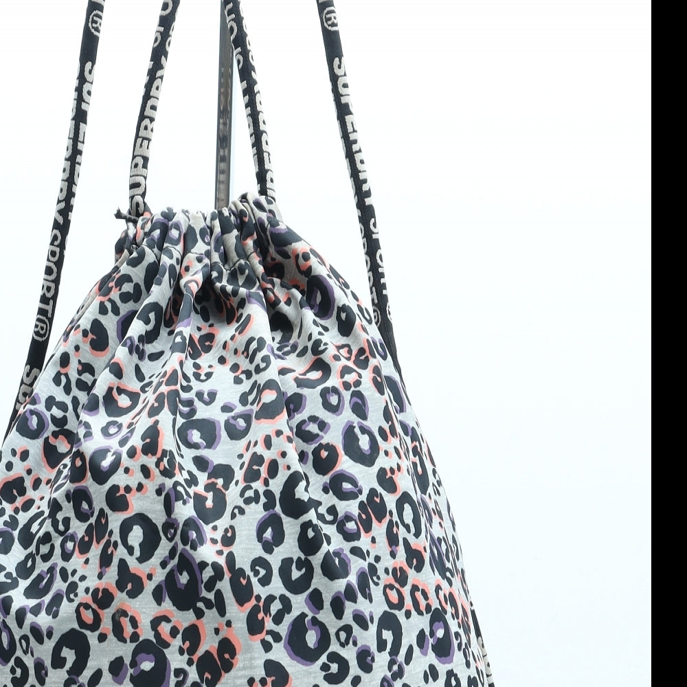 Superdry Womens Multicoloured Animal Print Polyester Bucket & Drawstring Bag Size Large - Bag Depth 1cm