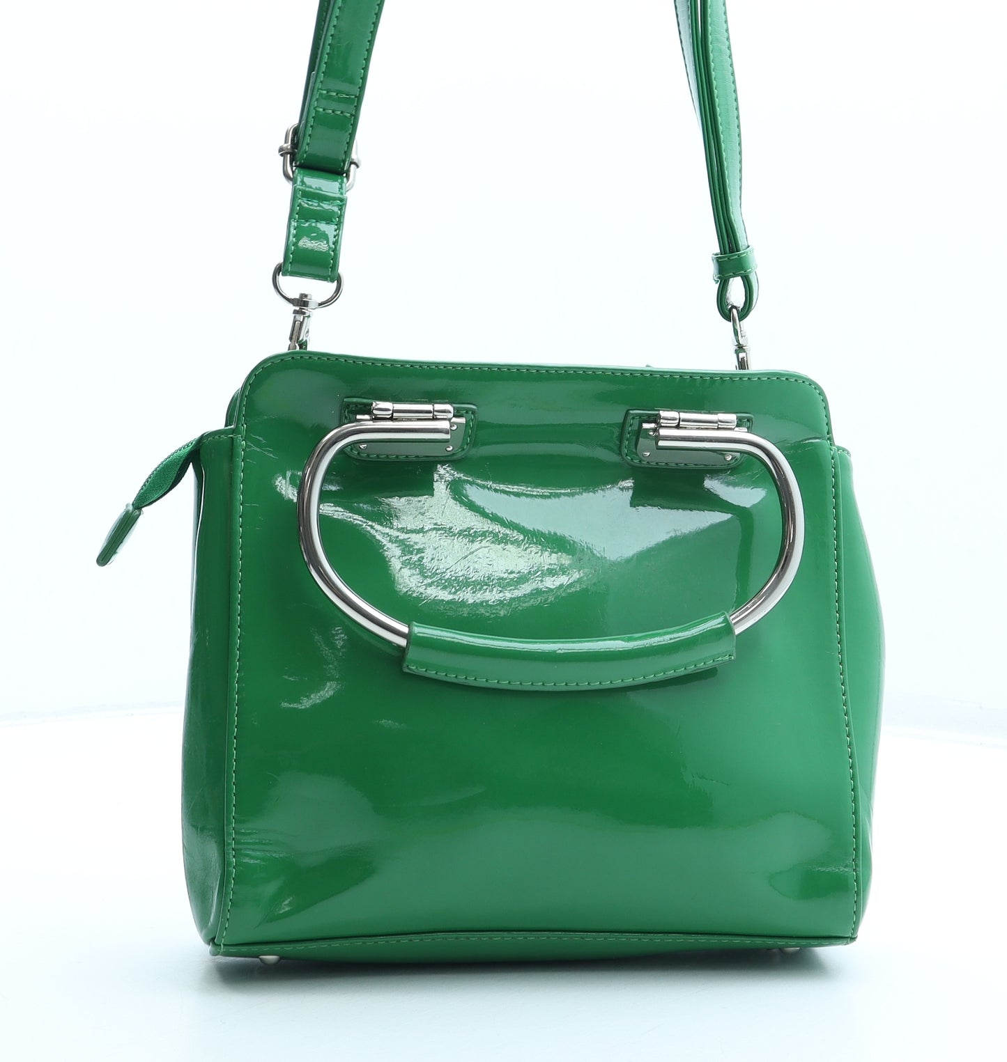Bulaggi Womens Green PVC Crossbody Size Small