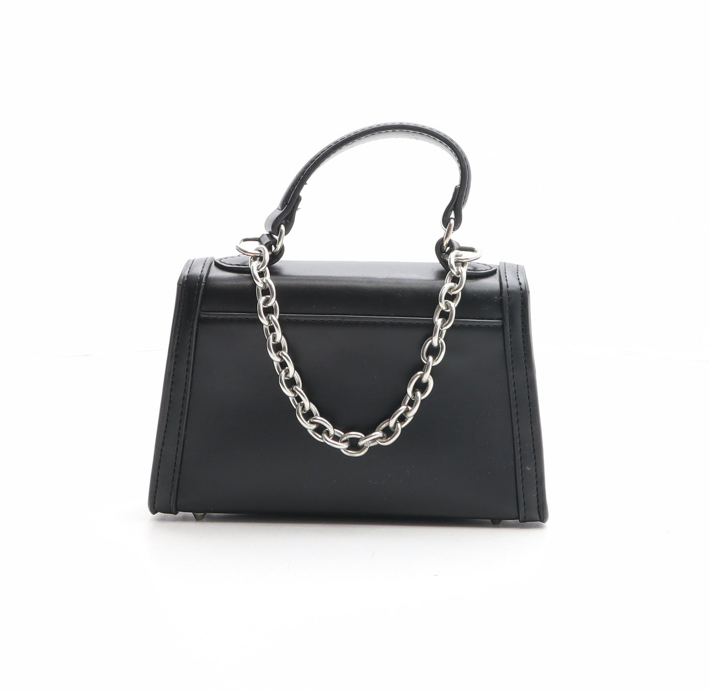 River Island Womens Black Polyurethane Top Handle Bag Size Mini