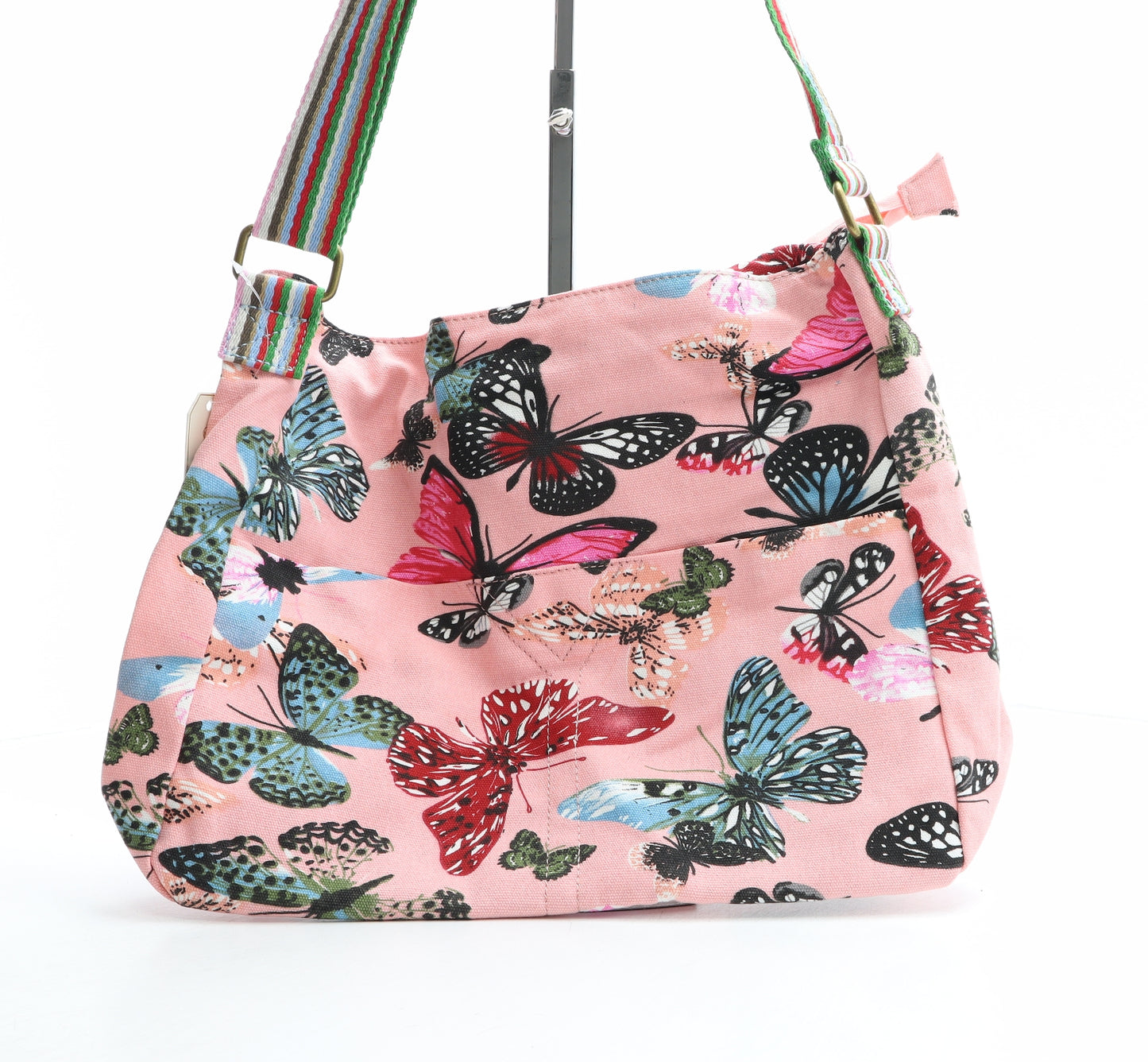 Have Best Womens Multicoloured Geometric Polyester Crossbody Size Medium - Butterfly Pattern