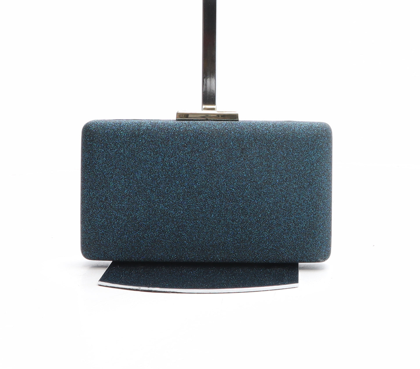 Colette Womens Blue Polyurethane Clutch Size Mini
