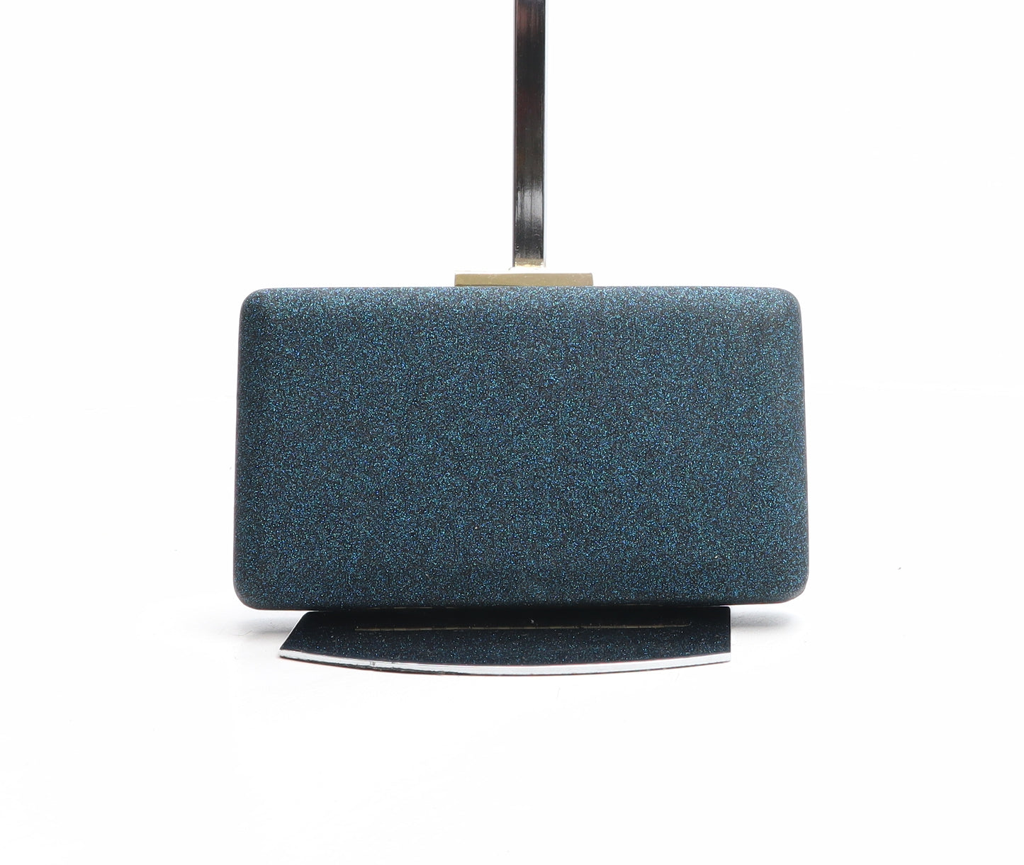 Colette Womens Blue Polyurethane Clutch Size Mini