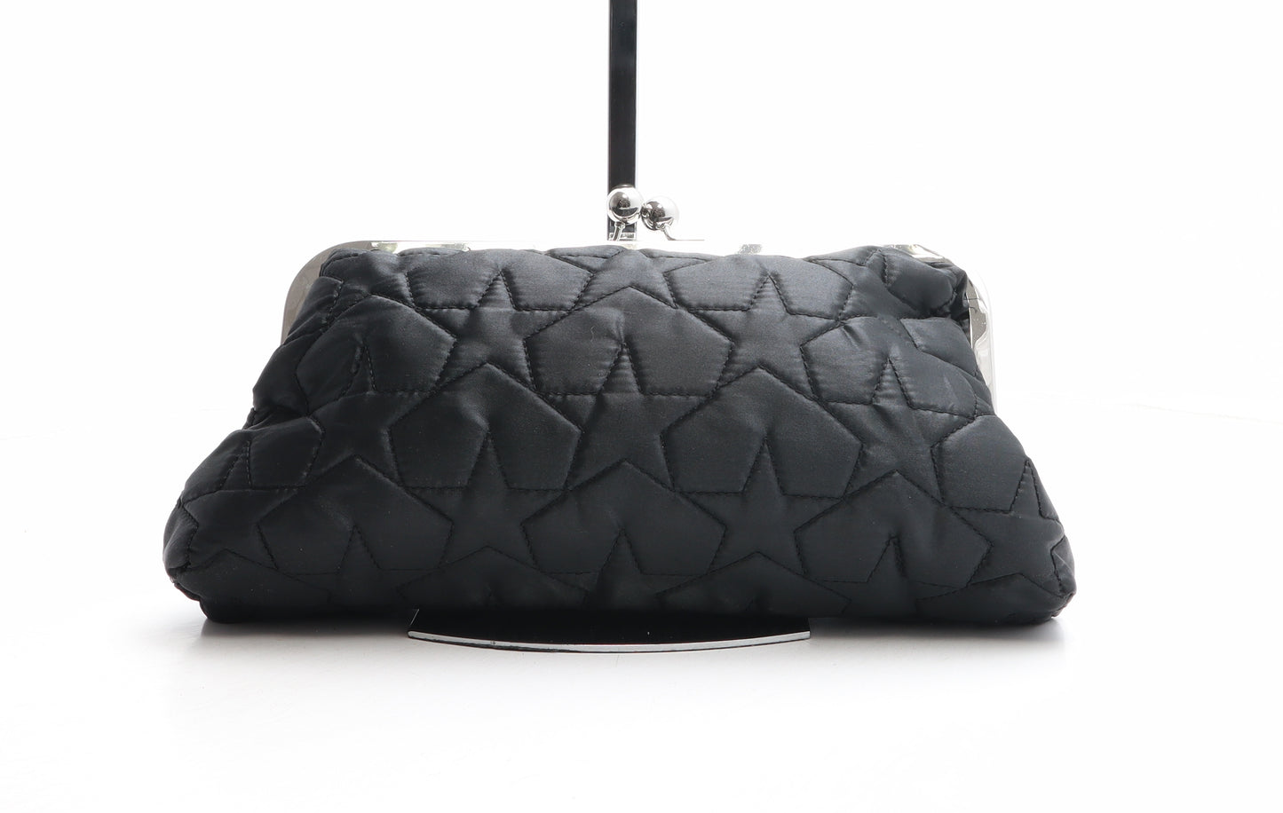 Sexy Hair Womens Black Geometric Polyester Clutch Size Medium - Stars Pattern