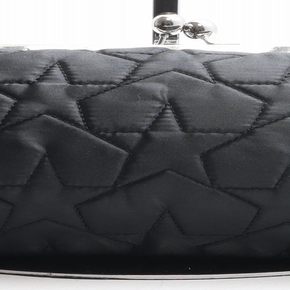 Sexy Hair Womens Black Geometric Polyester Clutch Size Medium - Stars Pattern