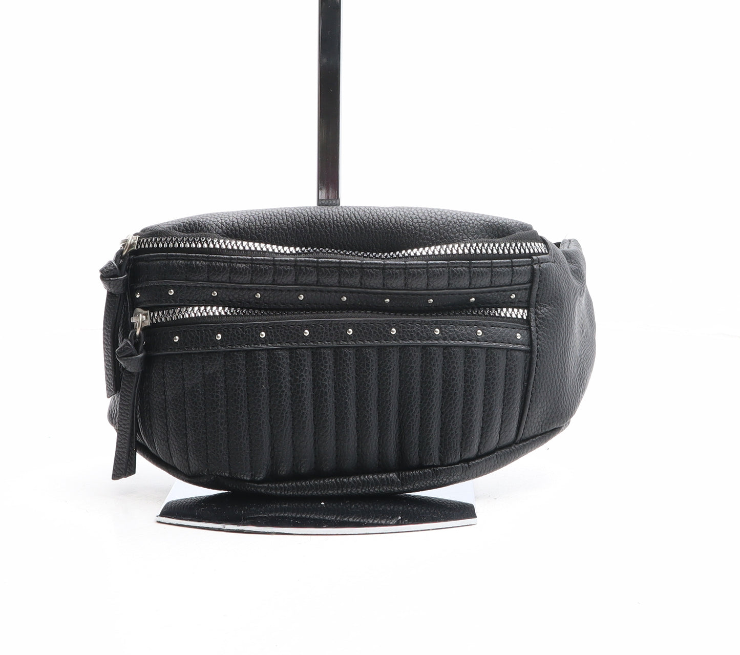 Primark Womens Black PVC Belt Bag & Waist Pack Size Small