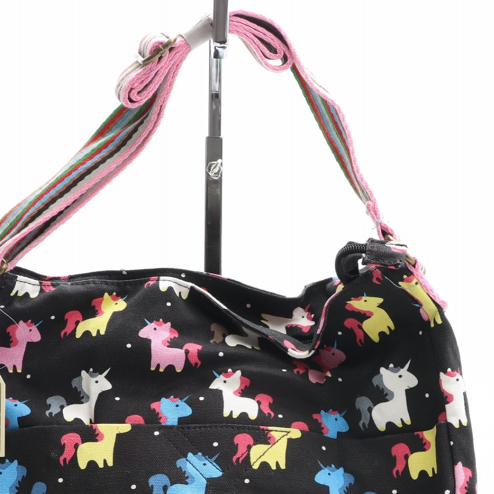 Have Best Womens Multicoloured Geometric Polyester Crossbody Size Medium - Unicorn Pattern