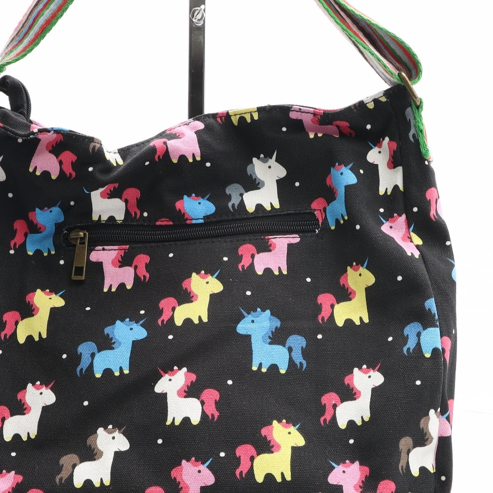 Have Best Womens Multicoloured Geometric Polyester Crossbody Size Medium - Unicorn Pattern