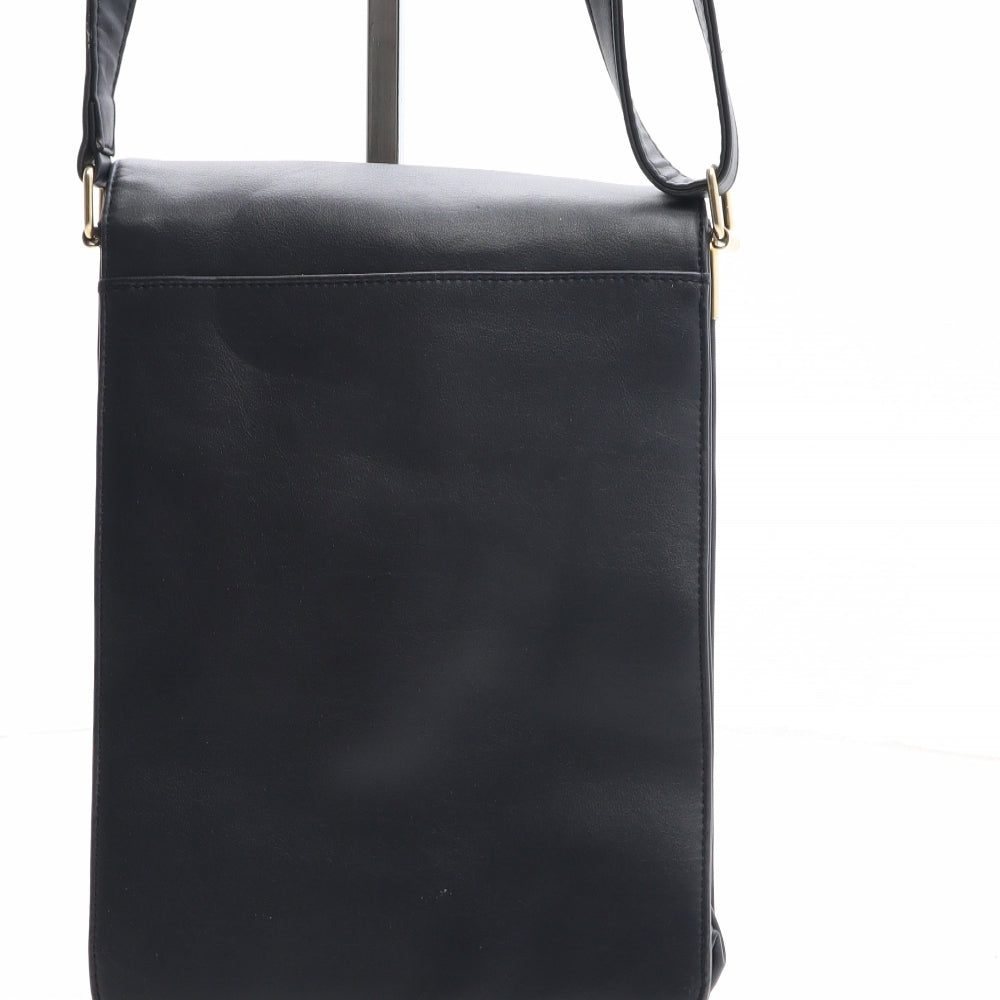 Marks and Spencer Womens Blue Polyurethane Crossbody Size Medium