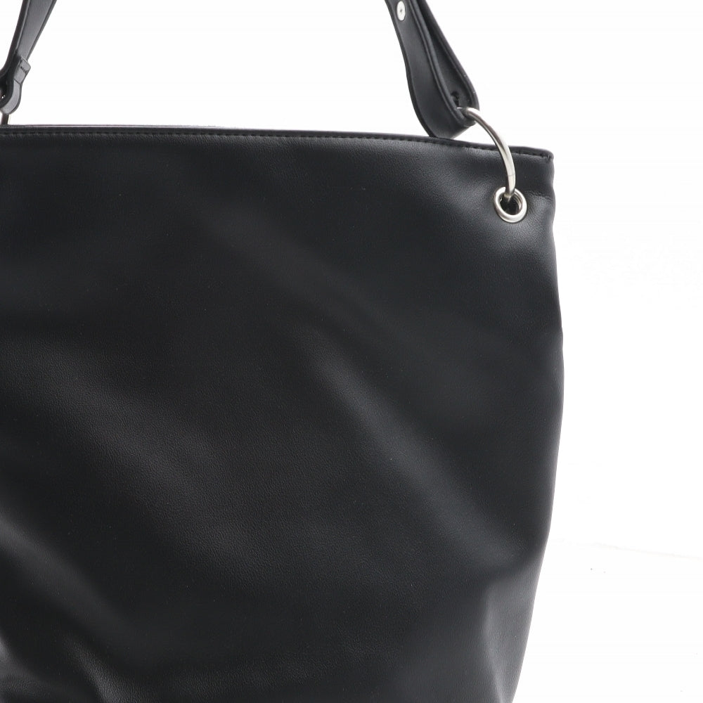 Dorothy Perkins Womens Black PVC Crossbody Size Medium